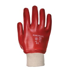 Portwest Fully Dipped PVC Knitwrist Glove